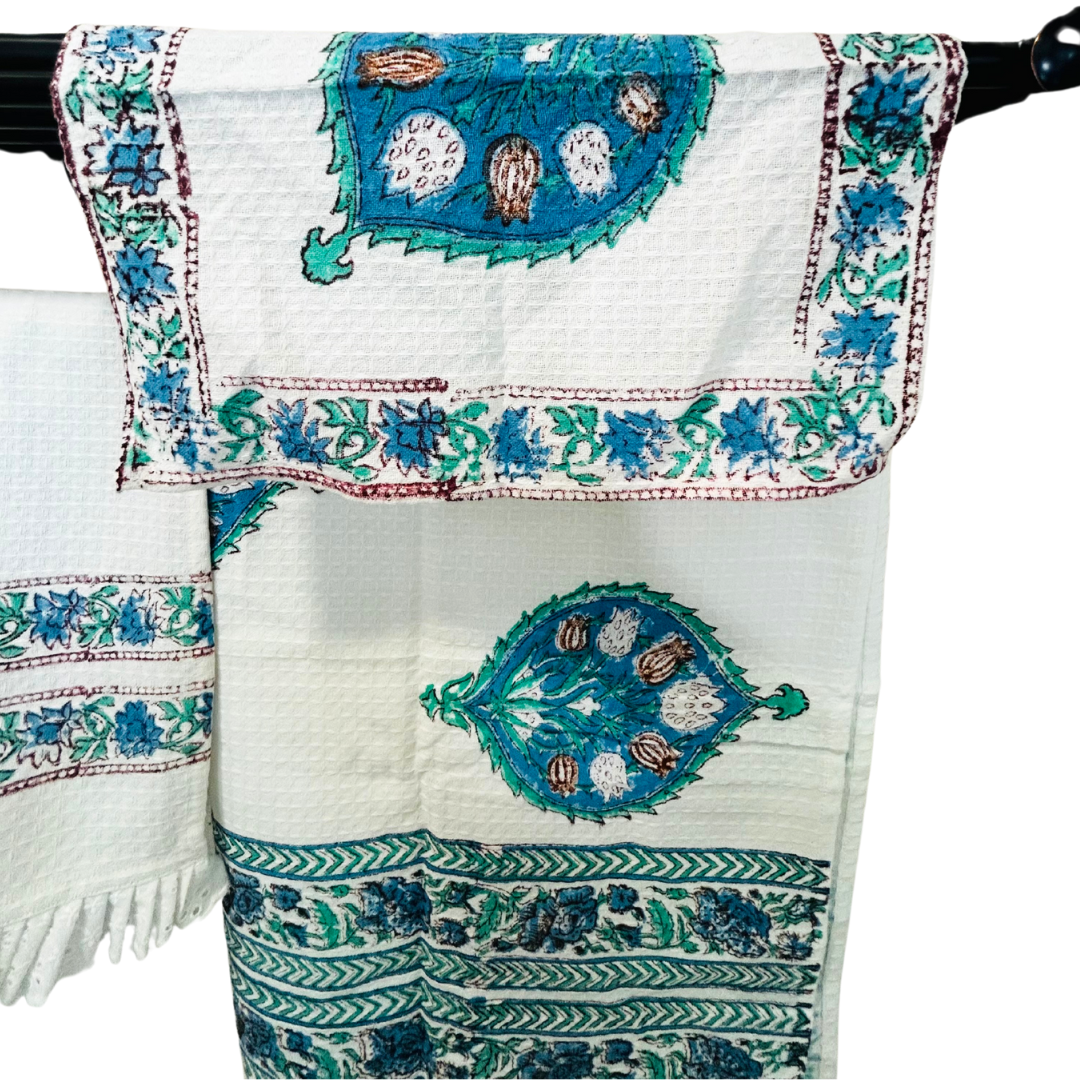 Morbagh waffle Towel set