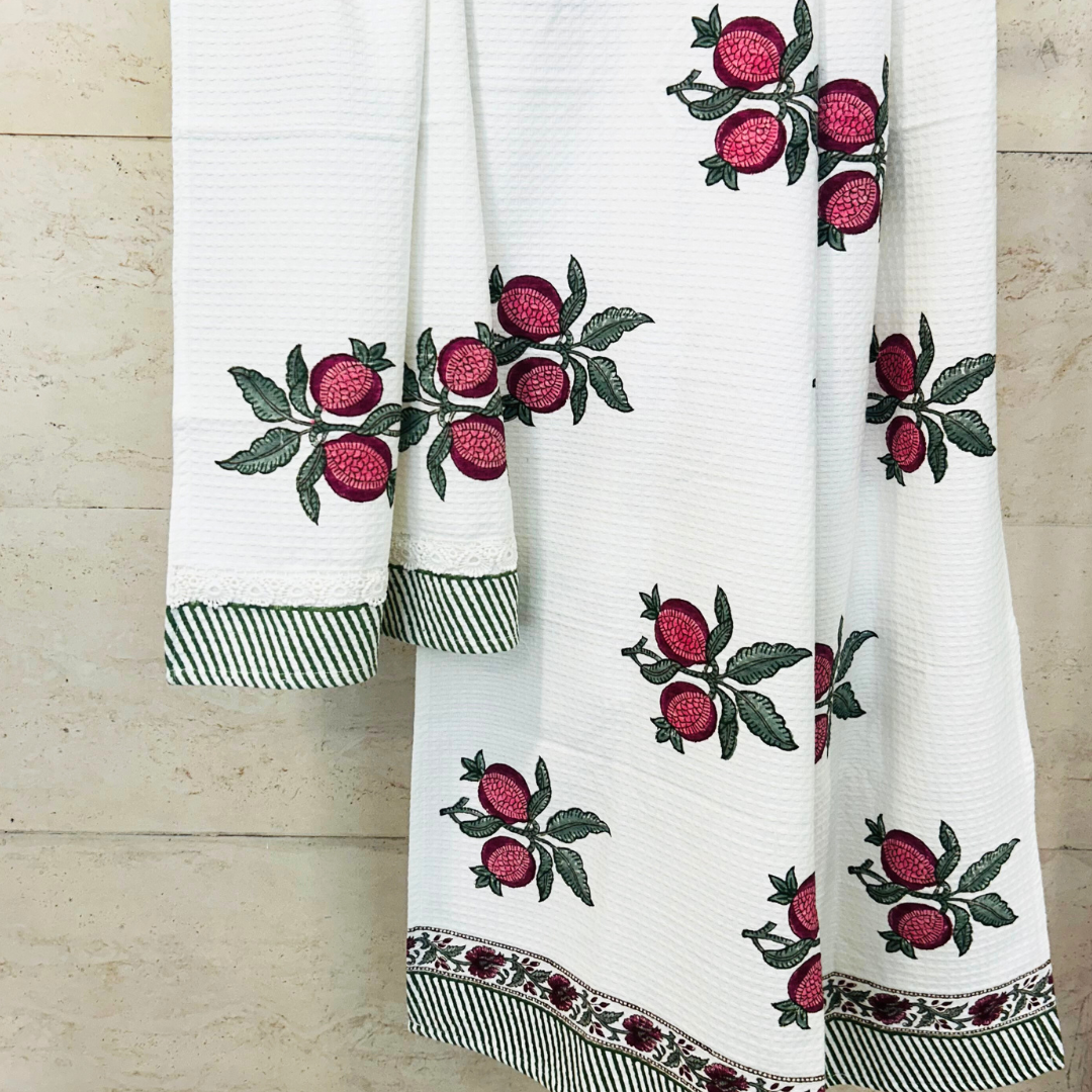 Anarbagh Waffle Towel Set