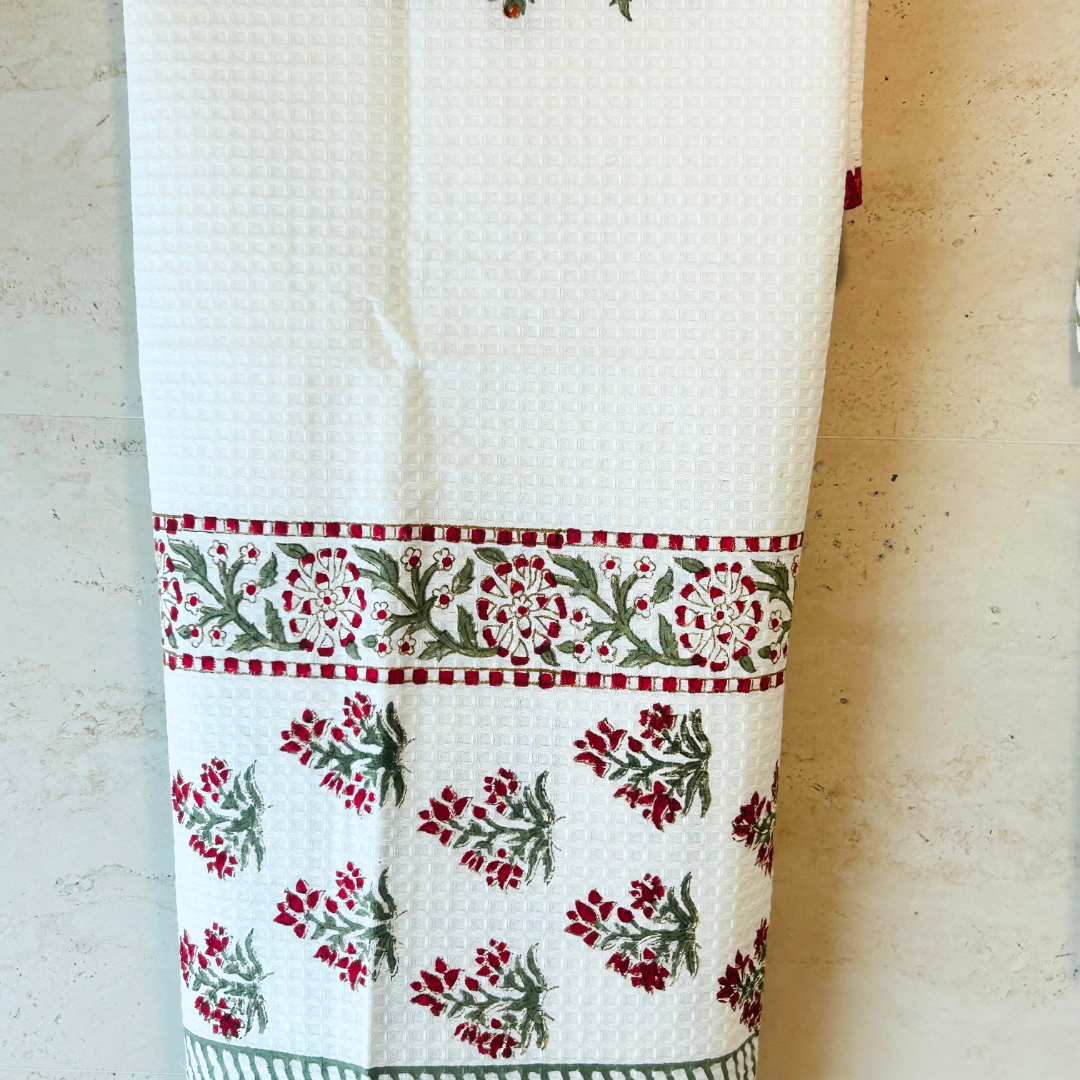 Phulwari Waffle Towel Set
