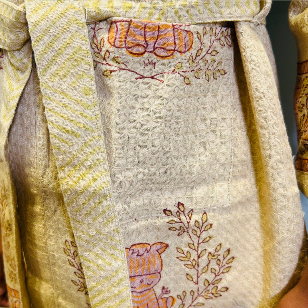 Baby Giraffe - Kids Bathrobe (Khaki )
