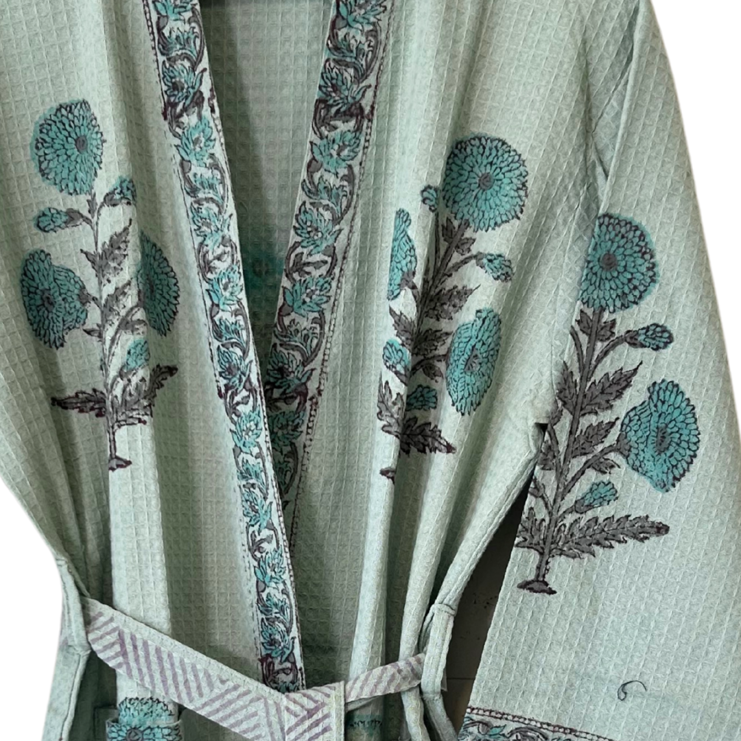 Sage Blossom bath Robe