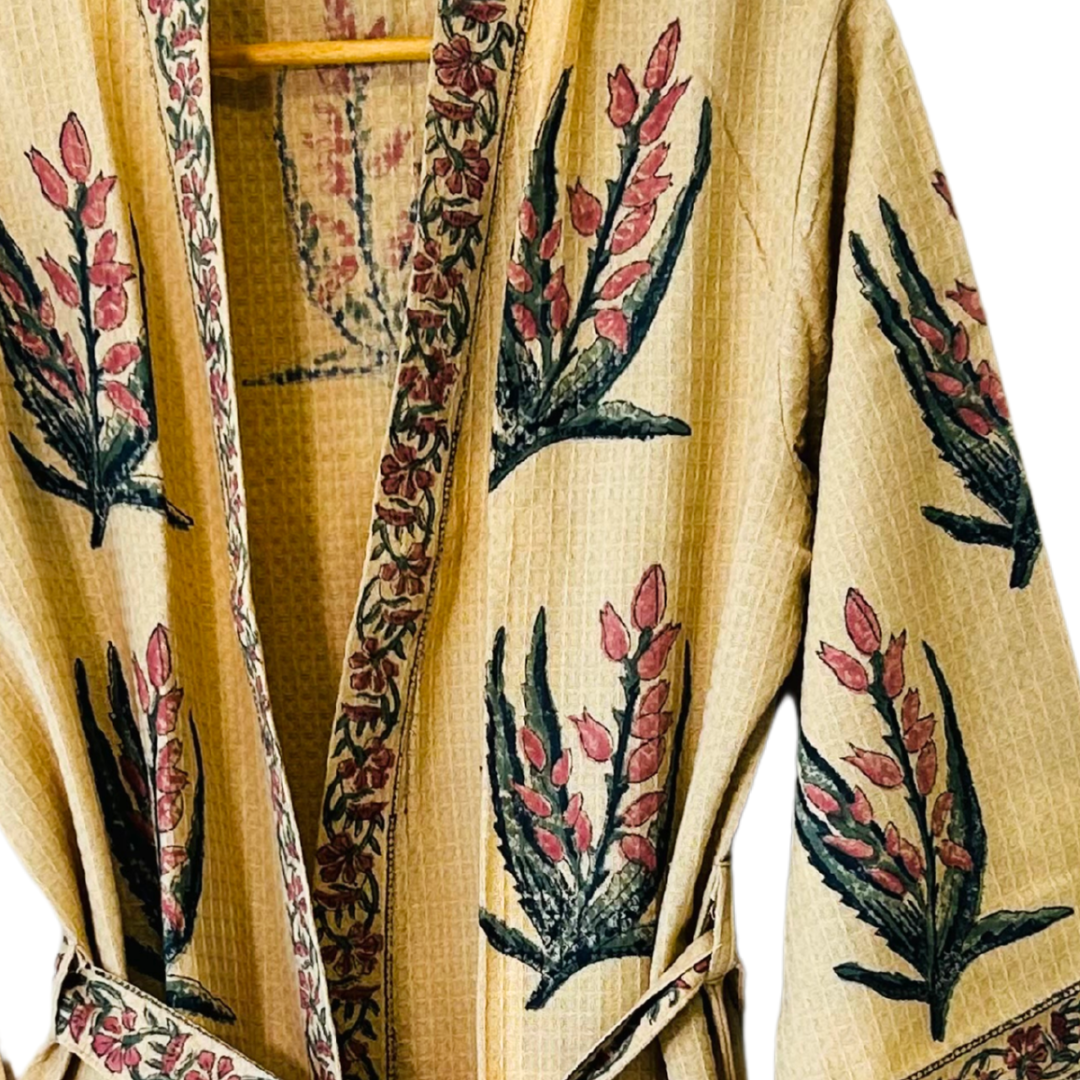 Ruhaani Waffle Bath Robe