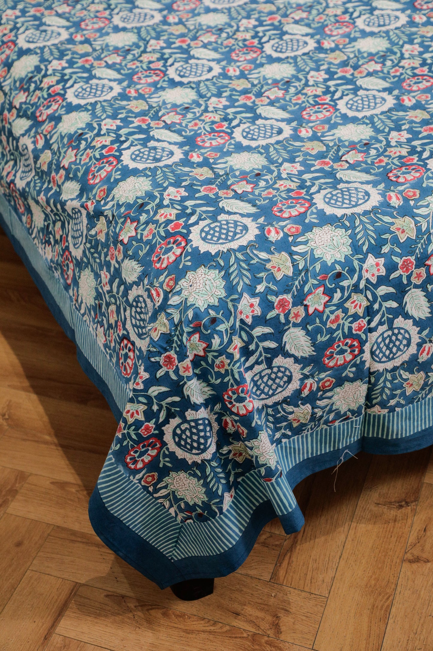 Azure Grove Bedsheet