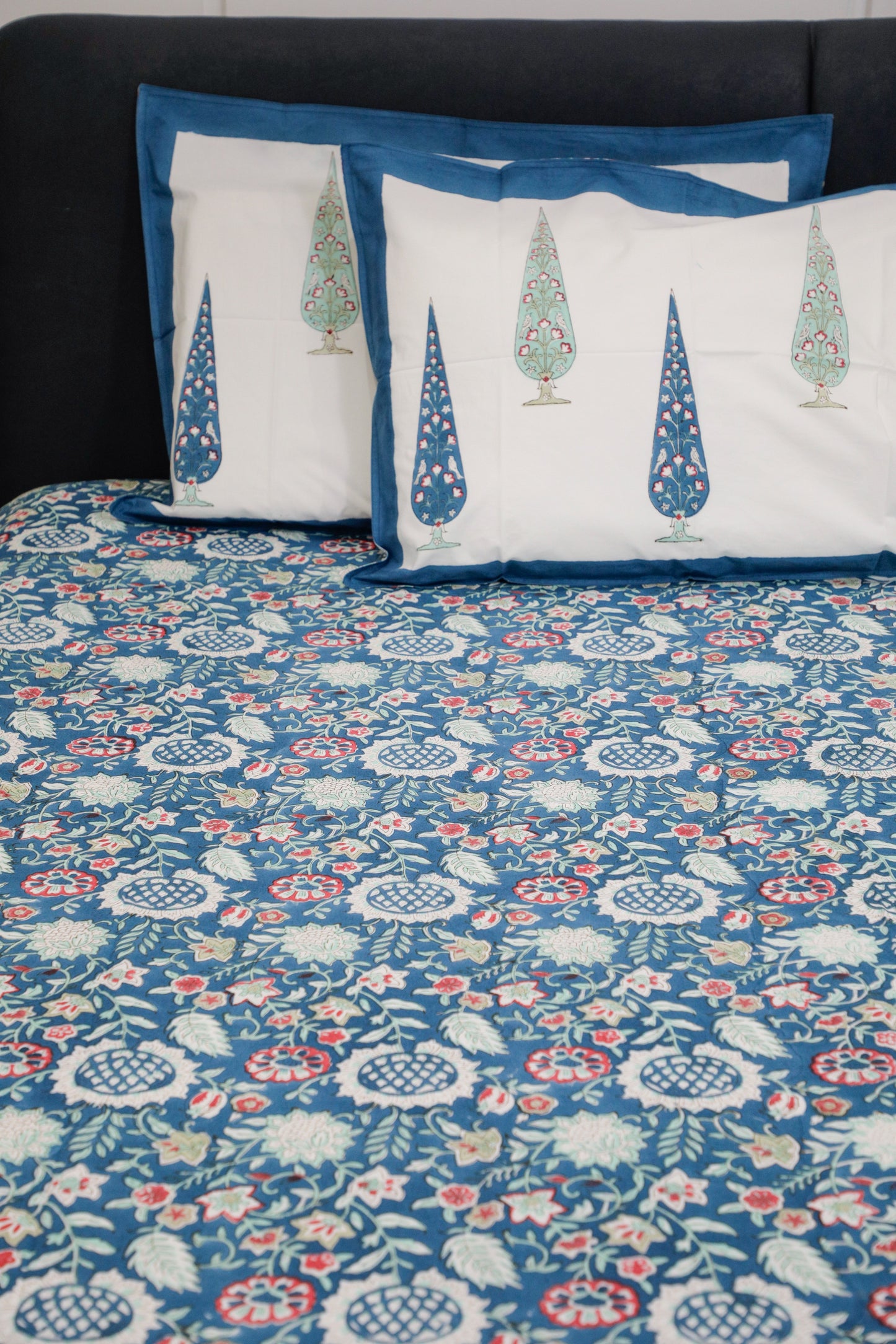 Azure Grove Bedsheet