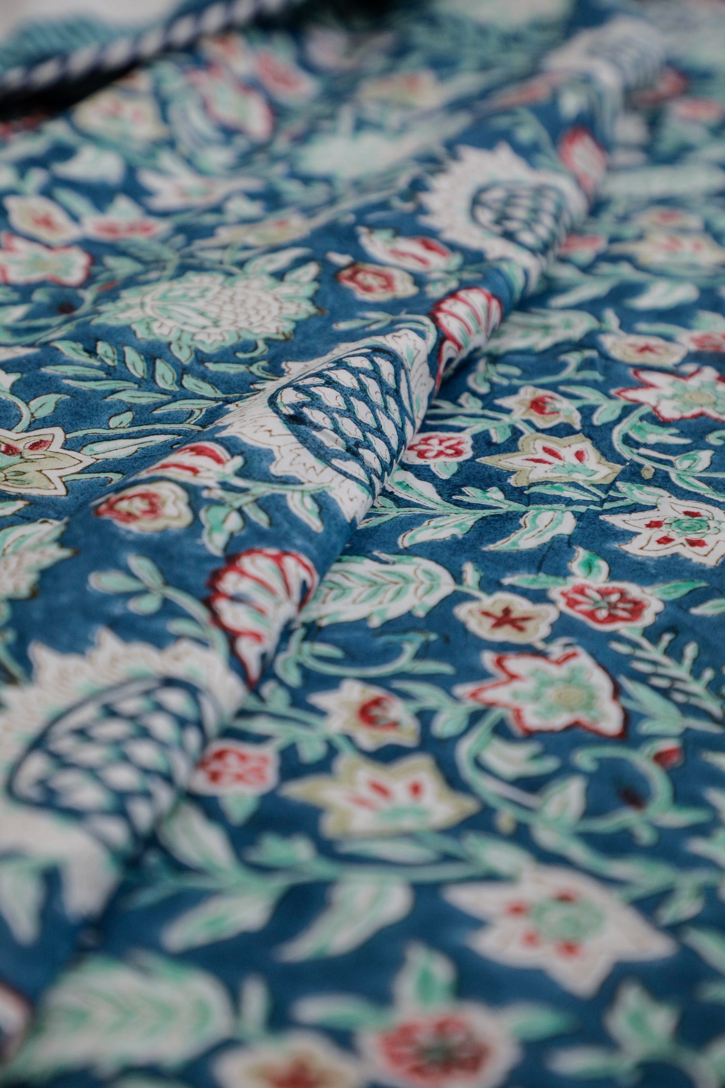 Azure Grove bedding Set ( Bedsheet & Double Bed Dohar )