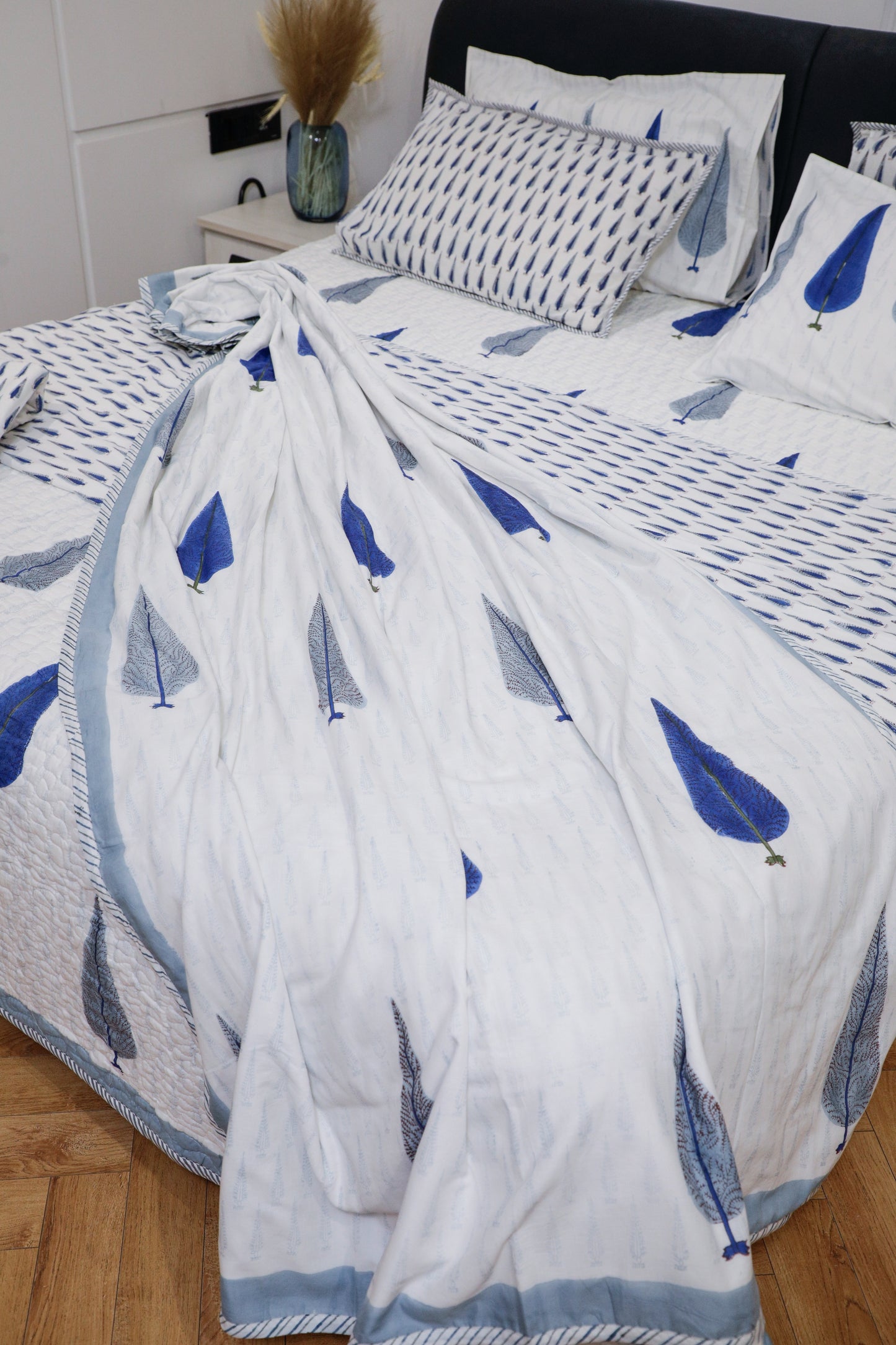 Bluewood Haven Jaipuri Dohar ( Set of 2 Single Bed)