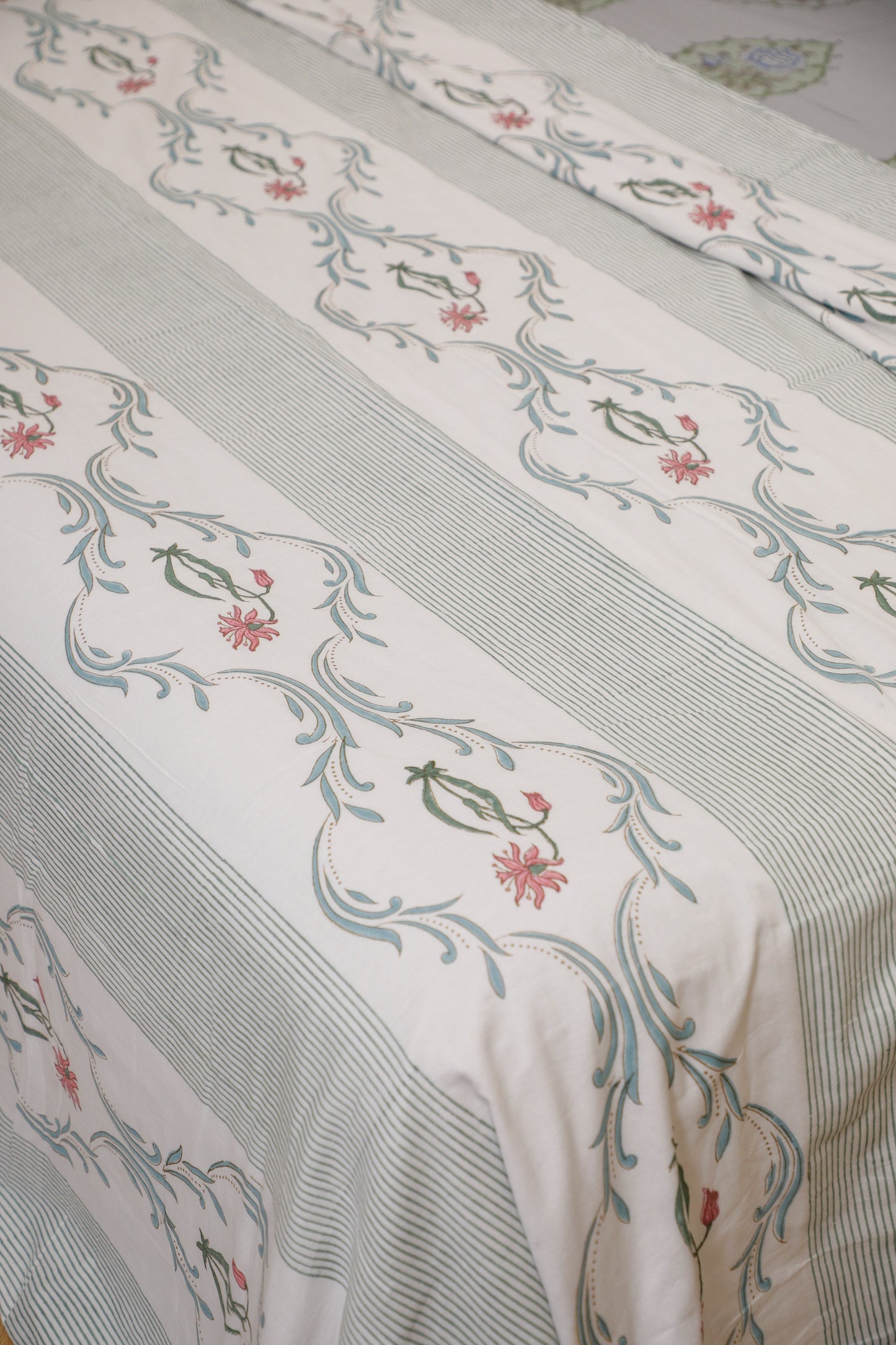 Serene Teal Dohar (Double Bed)