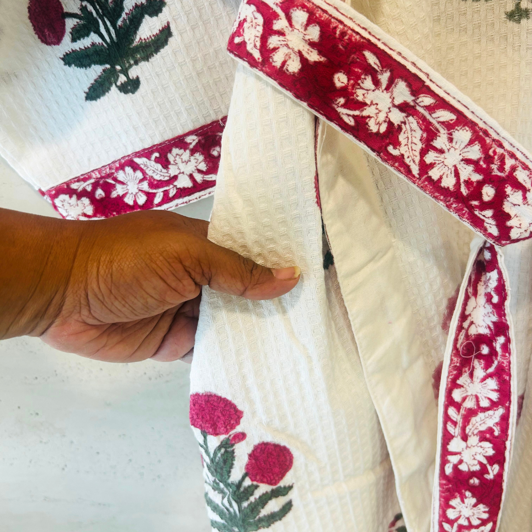 Padmini waffle Bath Robe