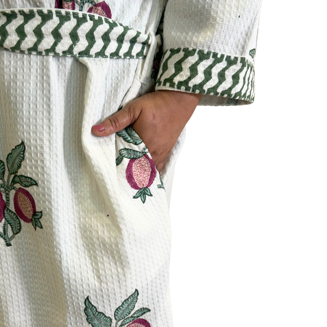 Anarbagh Waffle Bath Robe