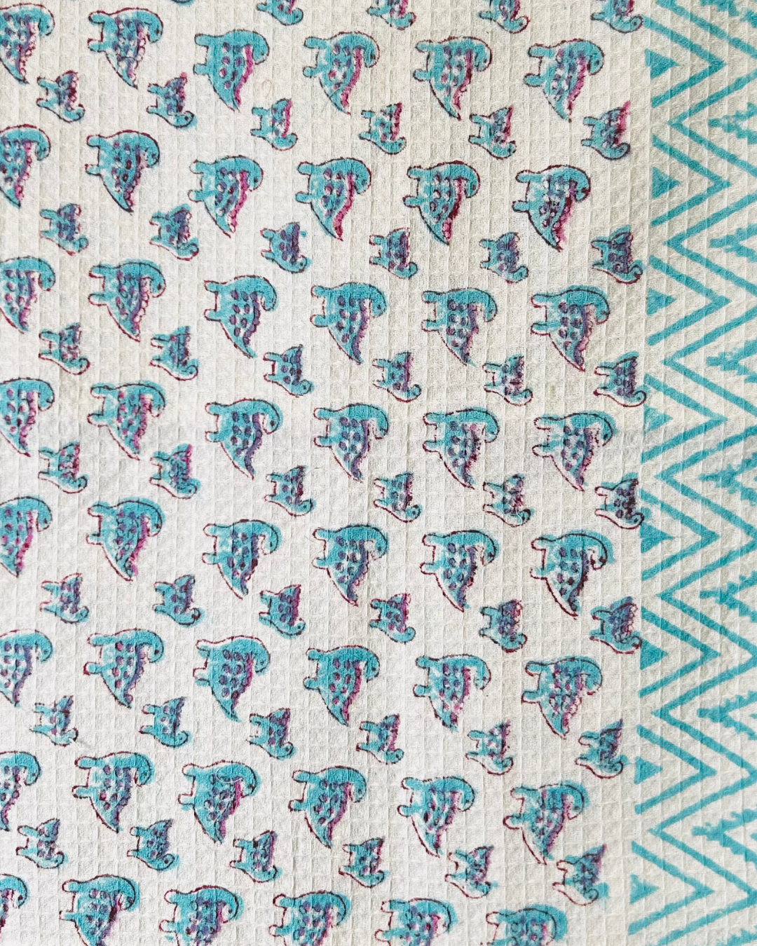 Mini Dragons Waffle Cotton Kids Towel