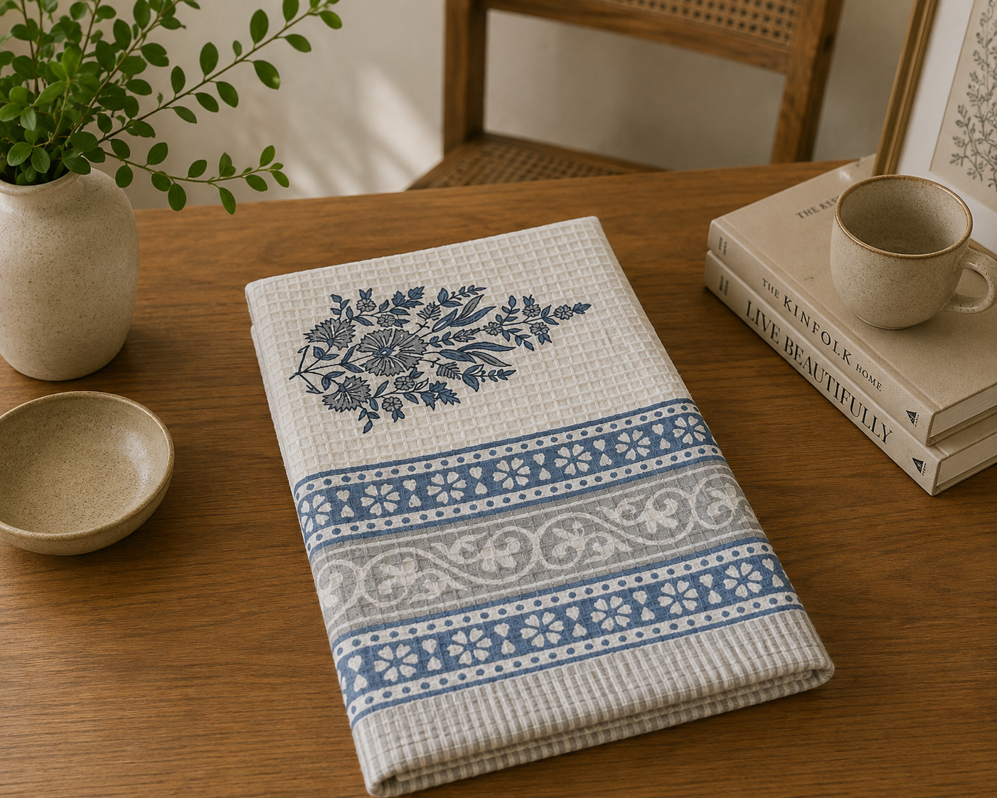 Neel Vatika Waffle Bath Towel