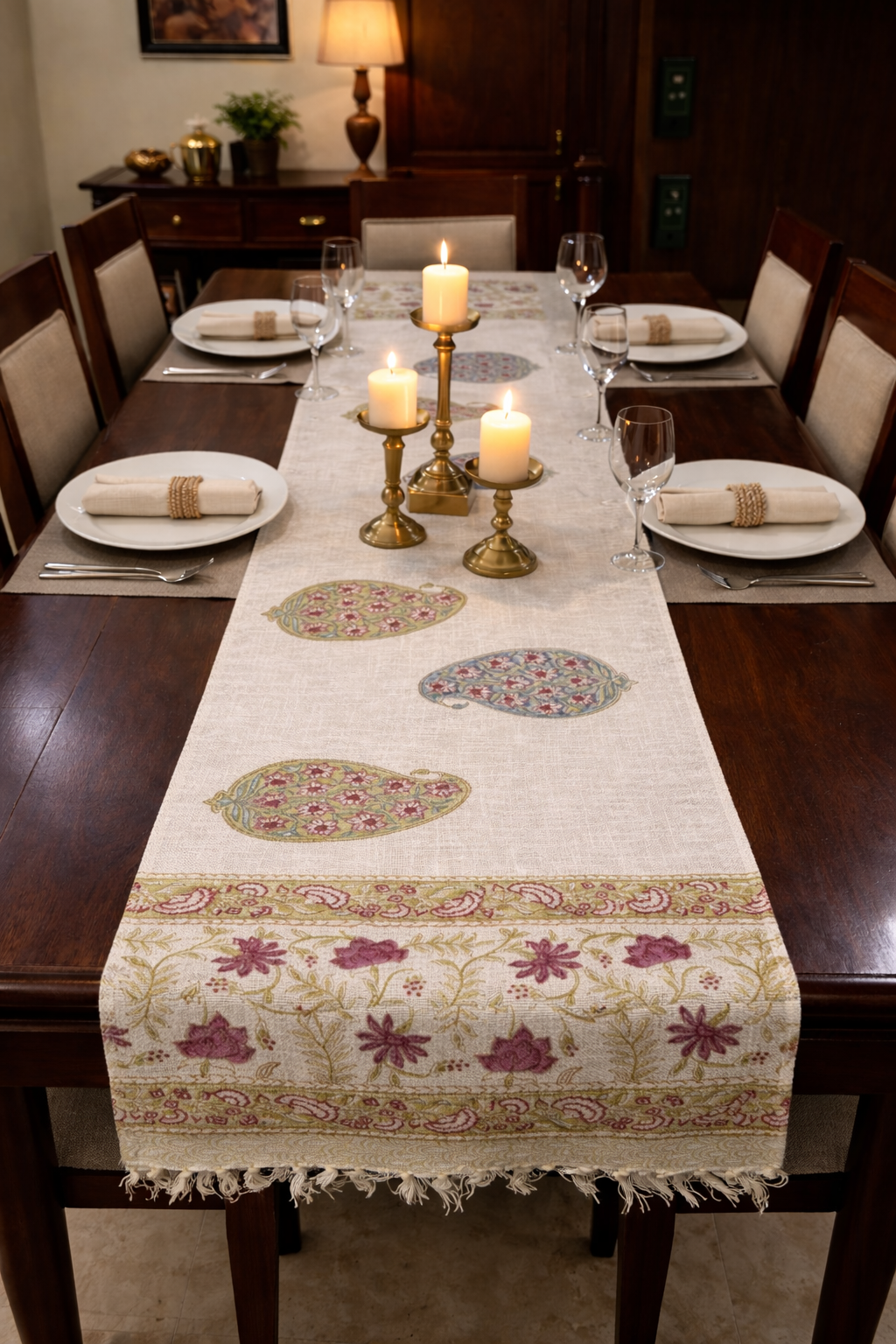 Phool Paisley Table Runner