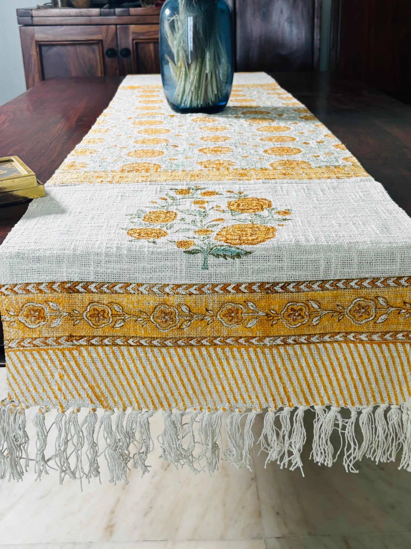 Yellow Bloom Table Runner