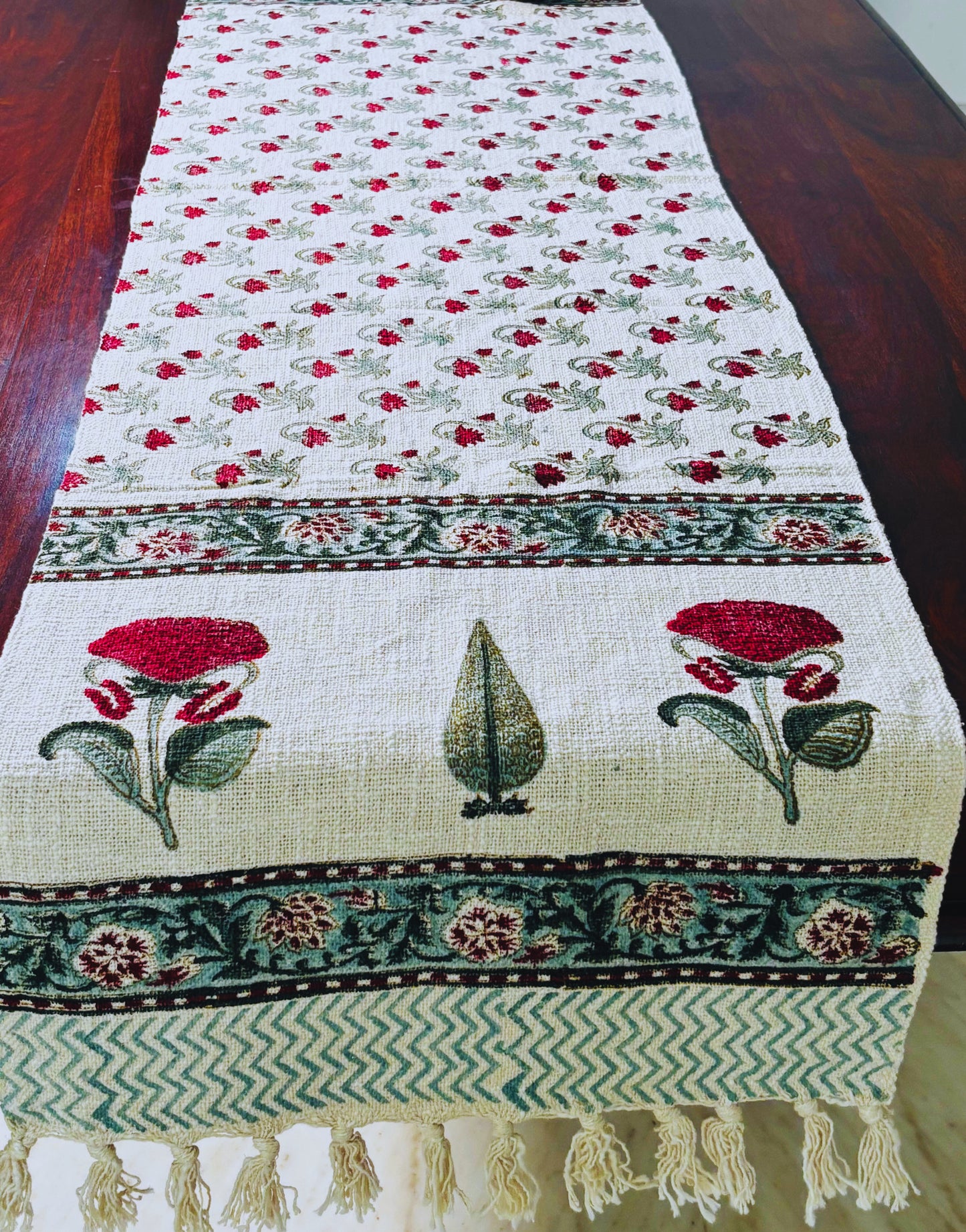 Clay & Crimson Table Runner