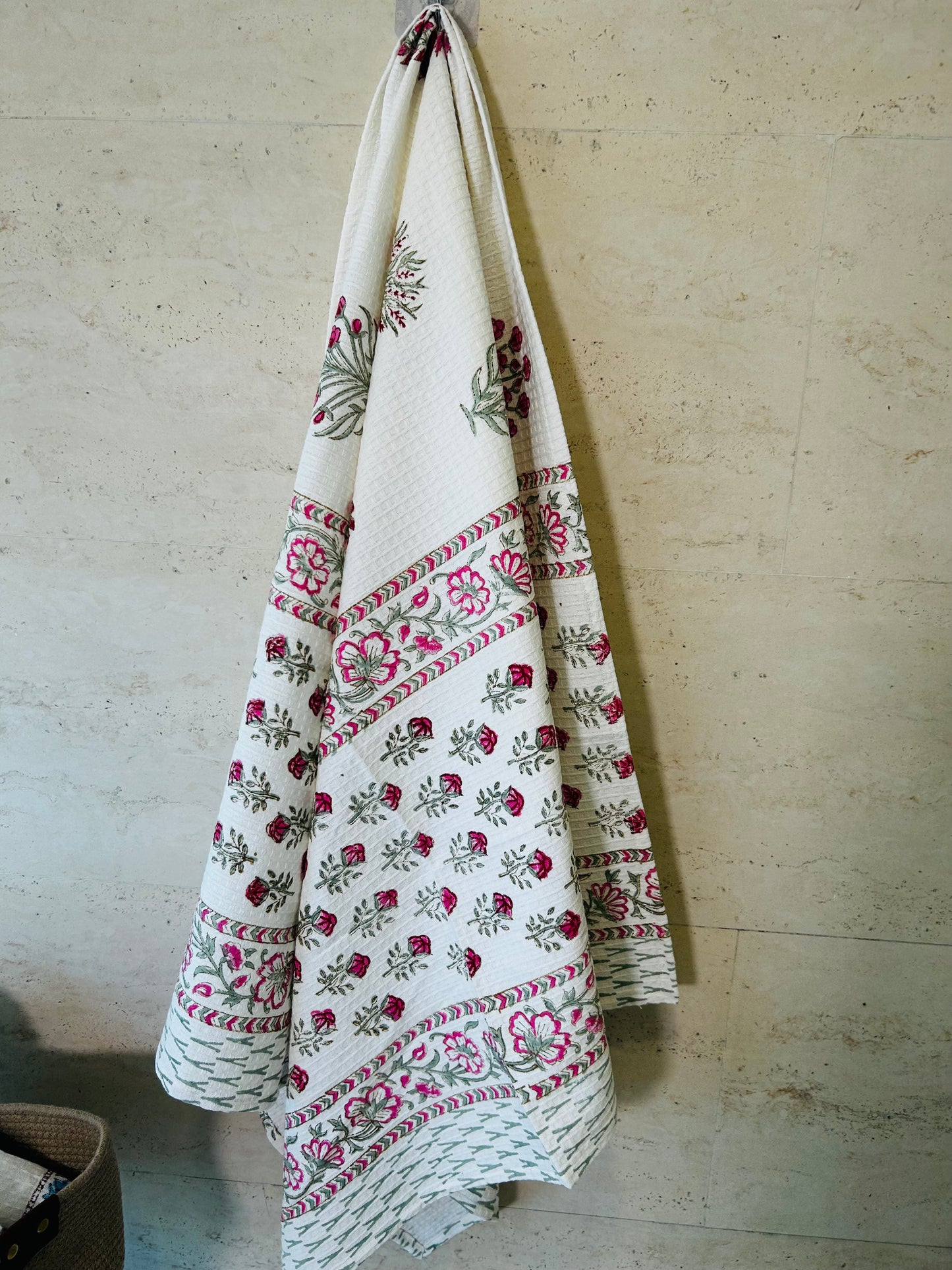 Rosey Retreat Bath Towel