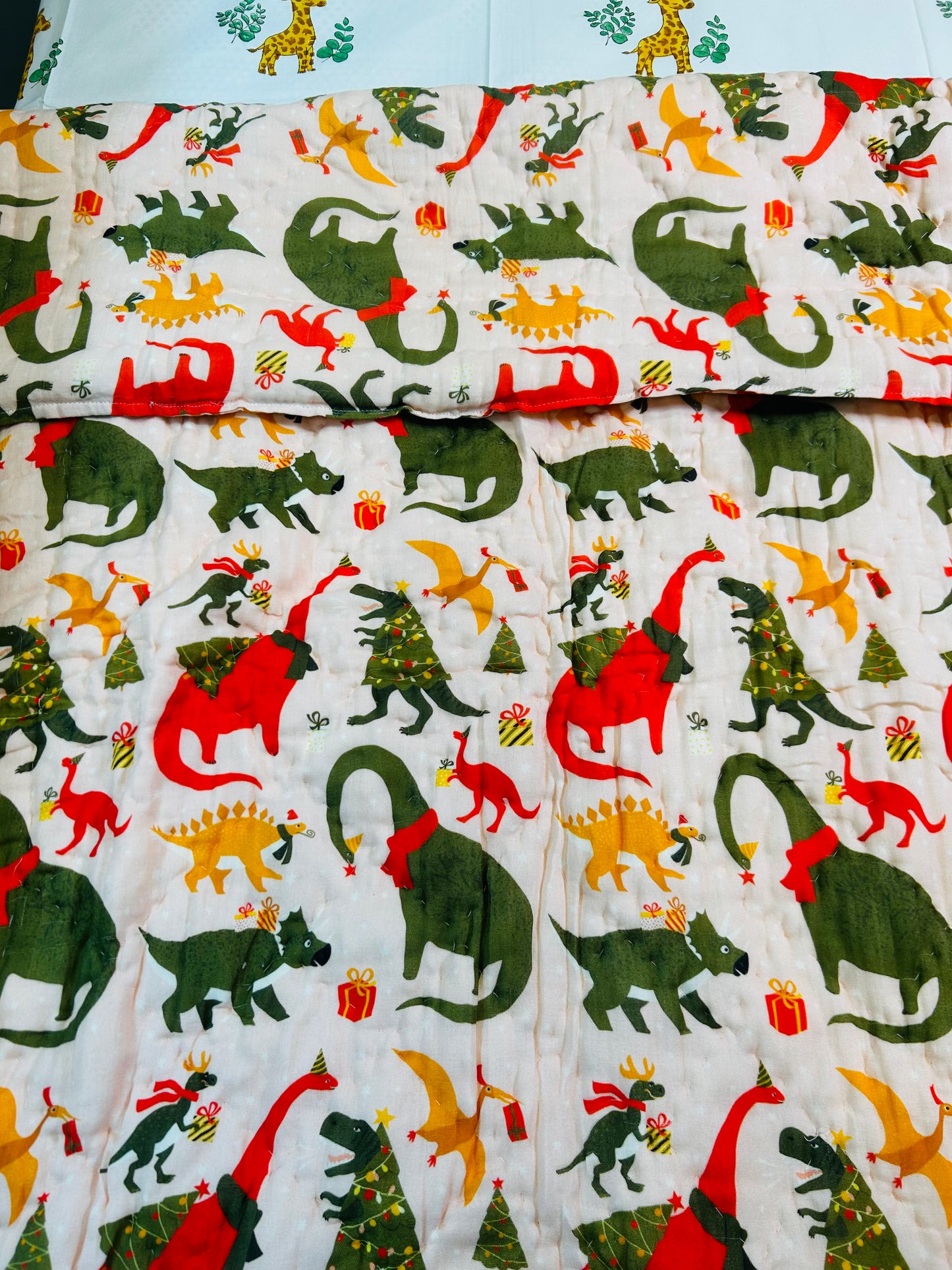 Jurassic Bloom Kids Quilt