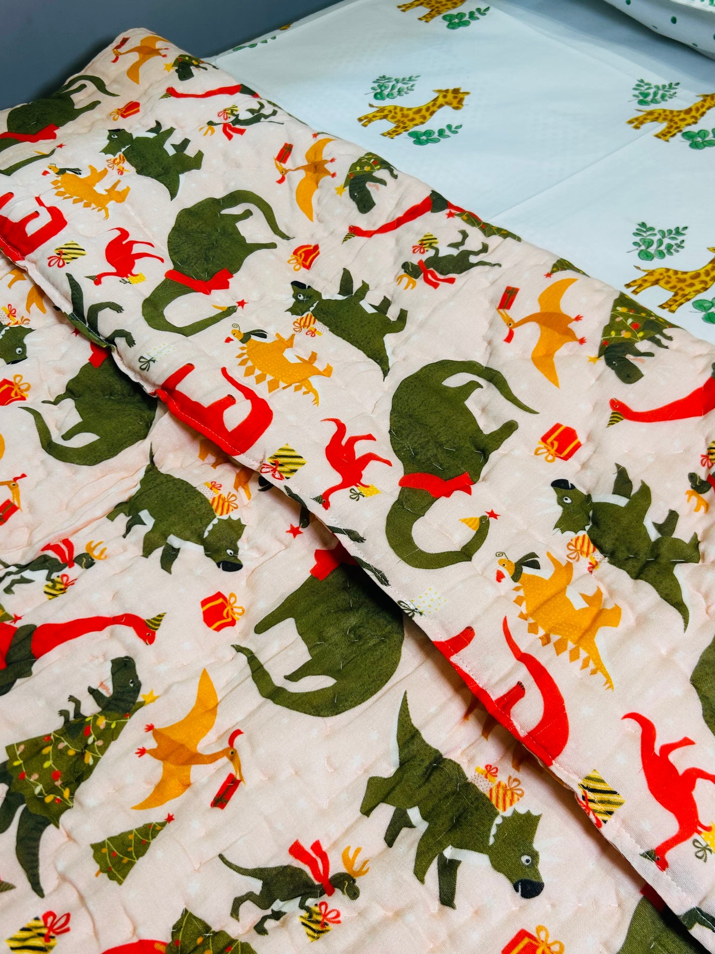 Jurassic Bloom Kids Quilt