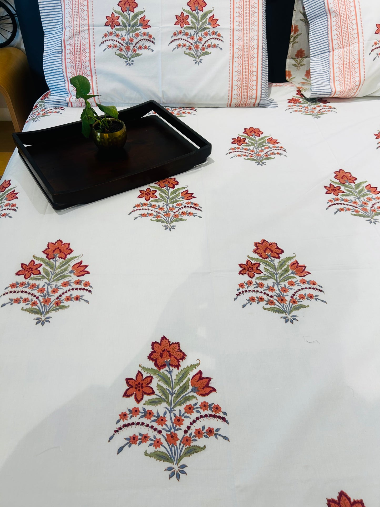 Kesariya Bedsheet
