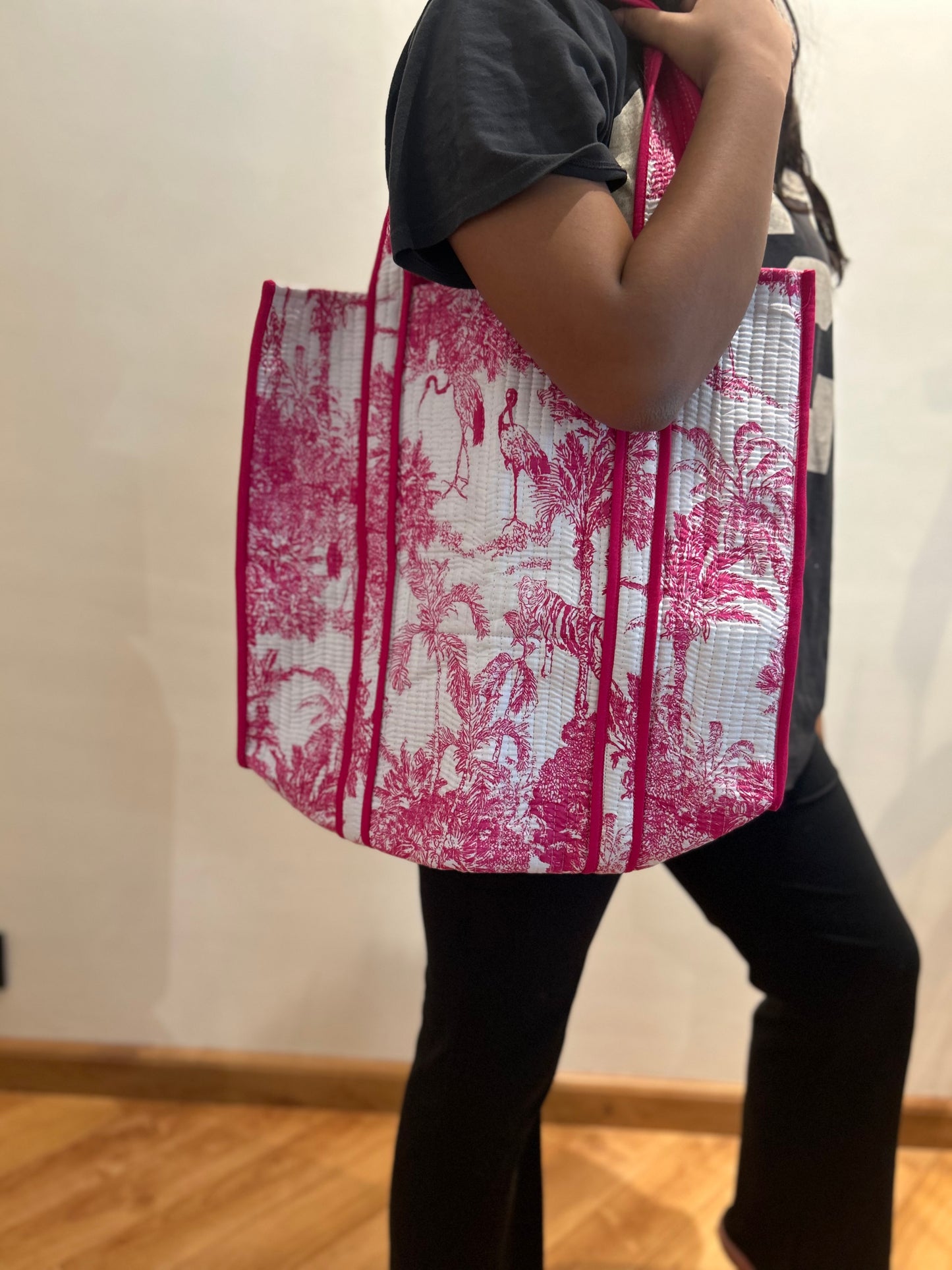 Rose Petal Tote Bags