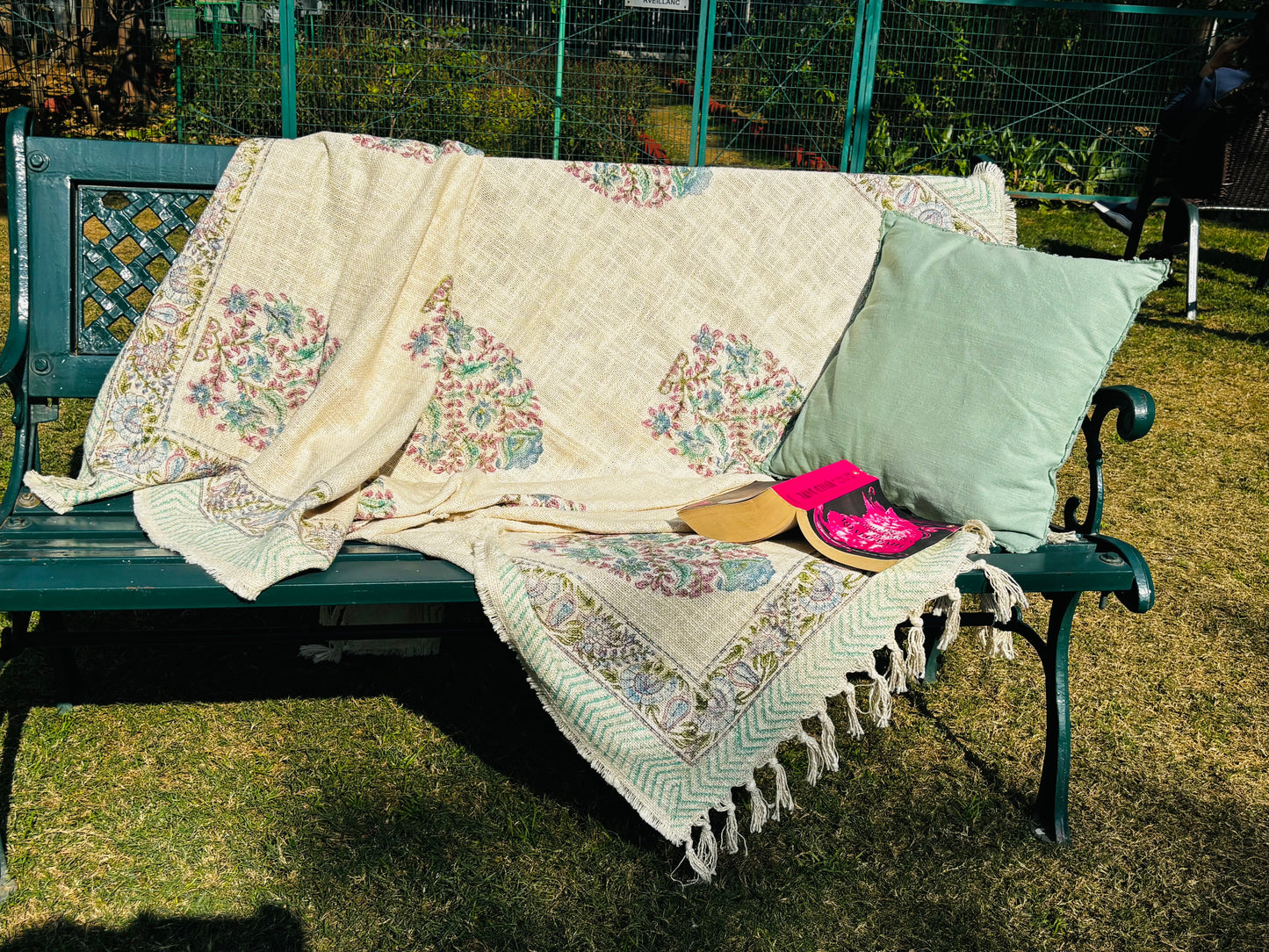 Blooming Borders Throws