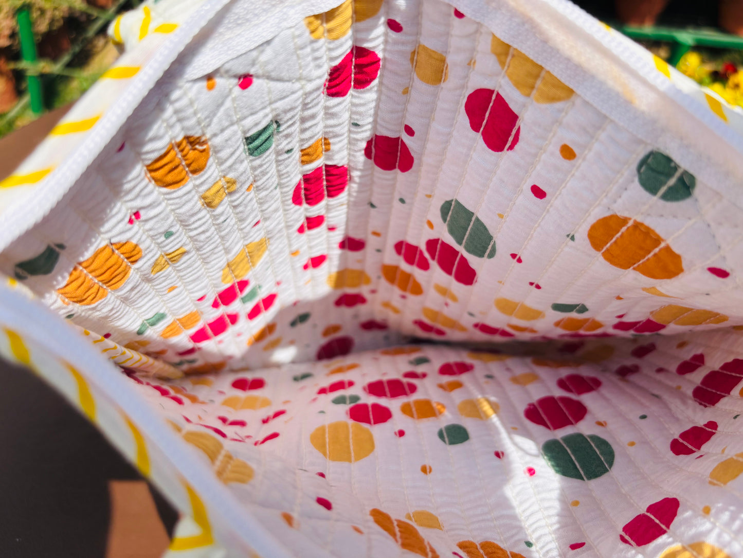 Sunflower Quilted Bag ( Carry On Bag )