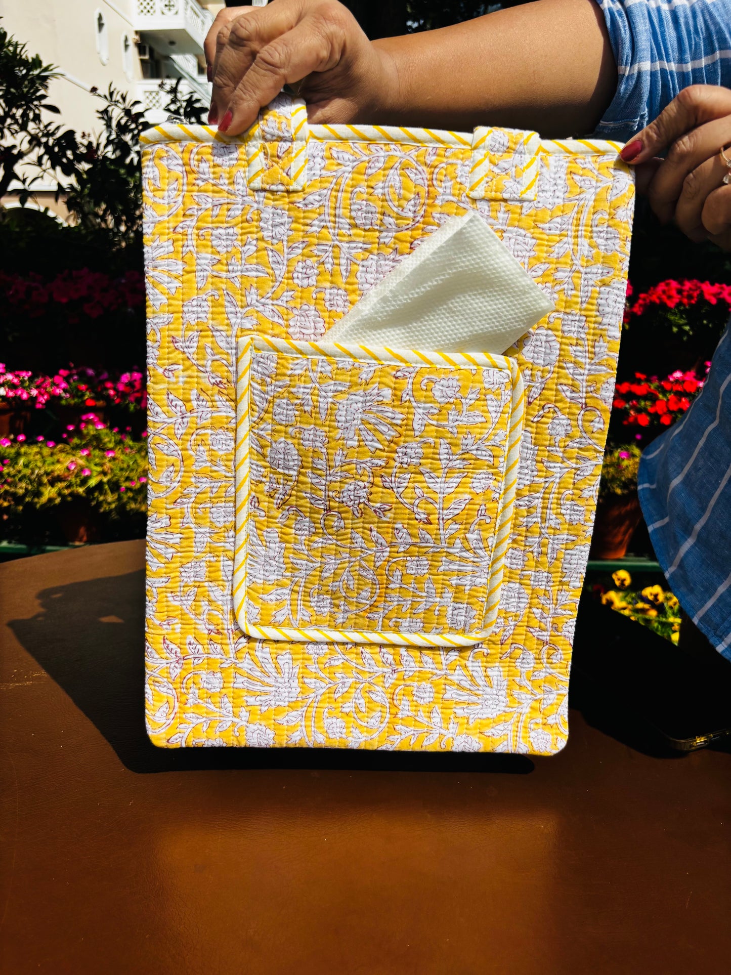 Sunflower Quilted Bag ( Carry On Bag )