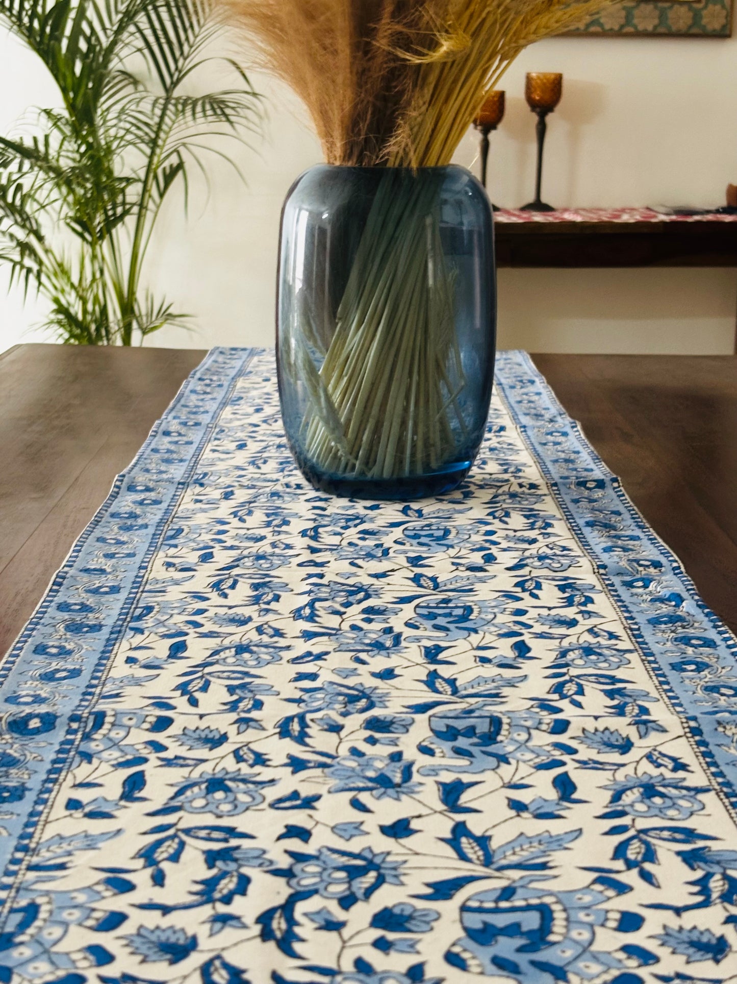 Shades Of Blue Table Runner