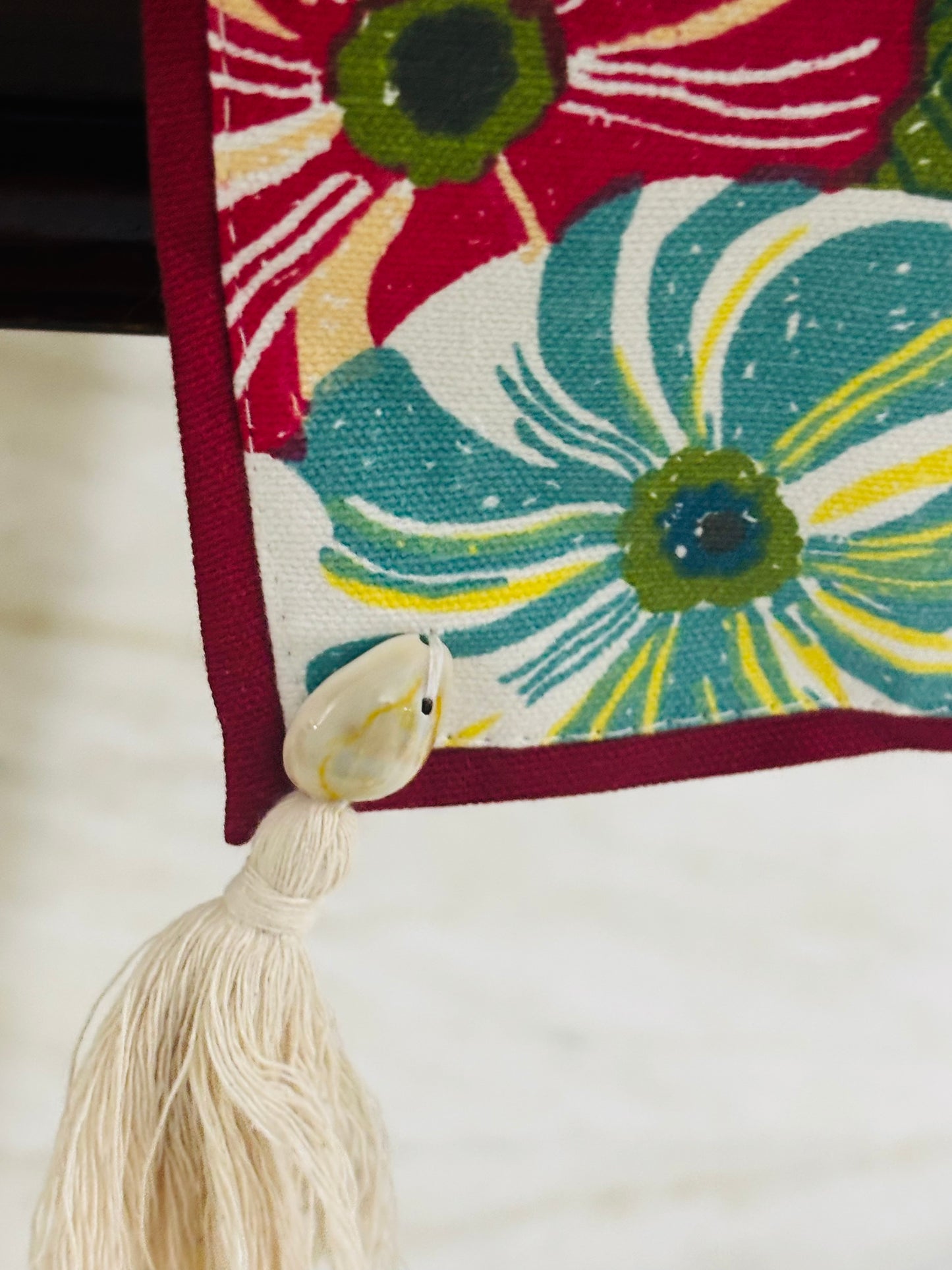 Vibrant Floral Table Runner