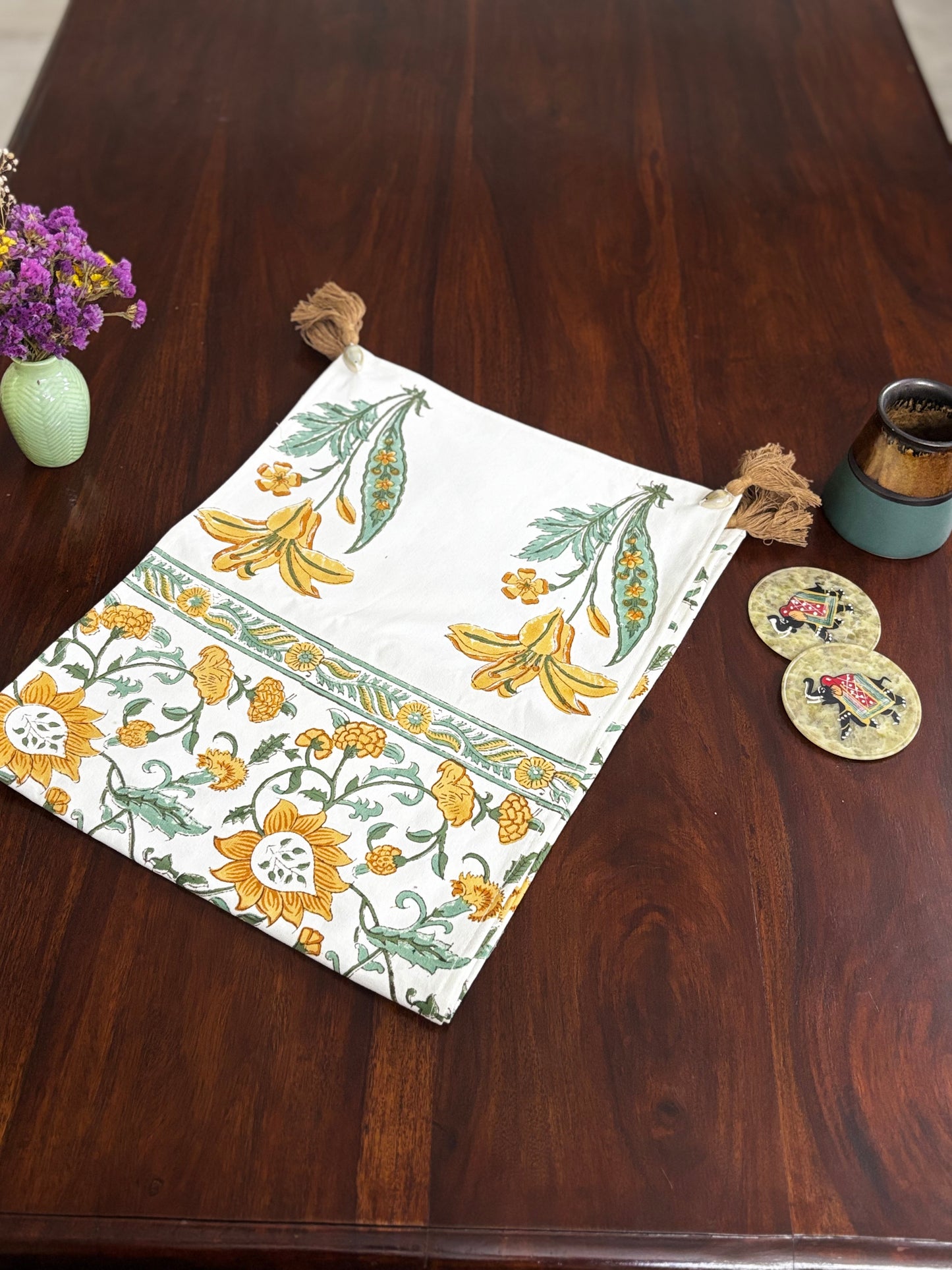 Yellow Bloom Table Runner