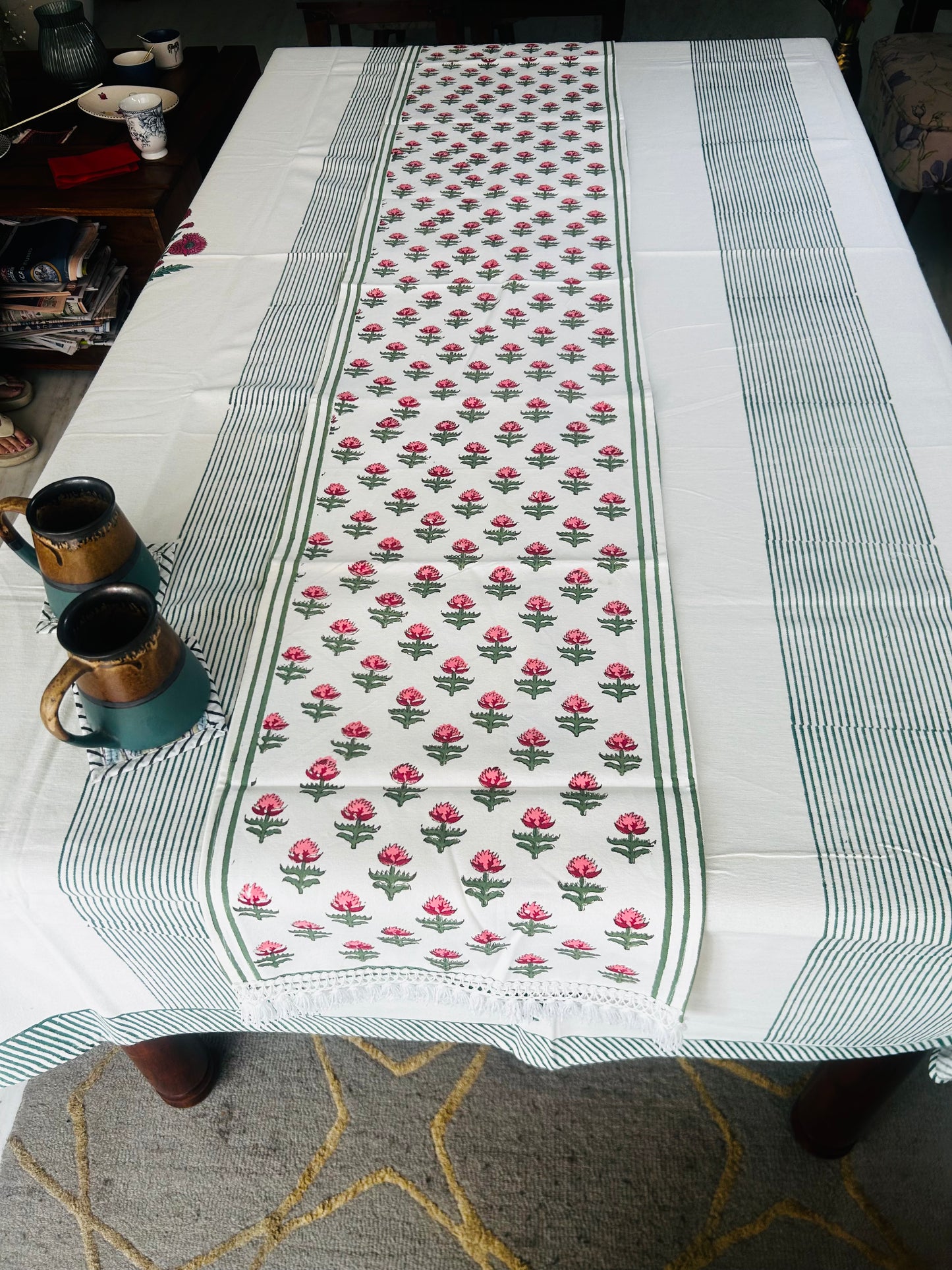 Floral Grace Table Runner