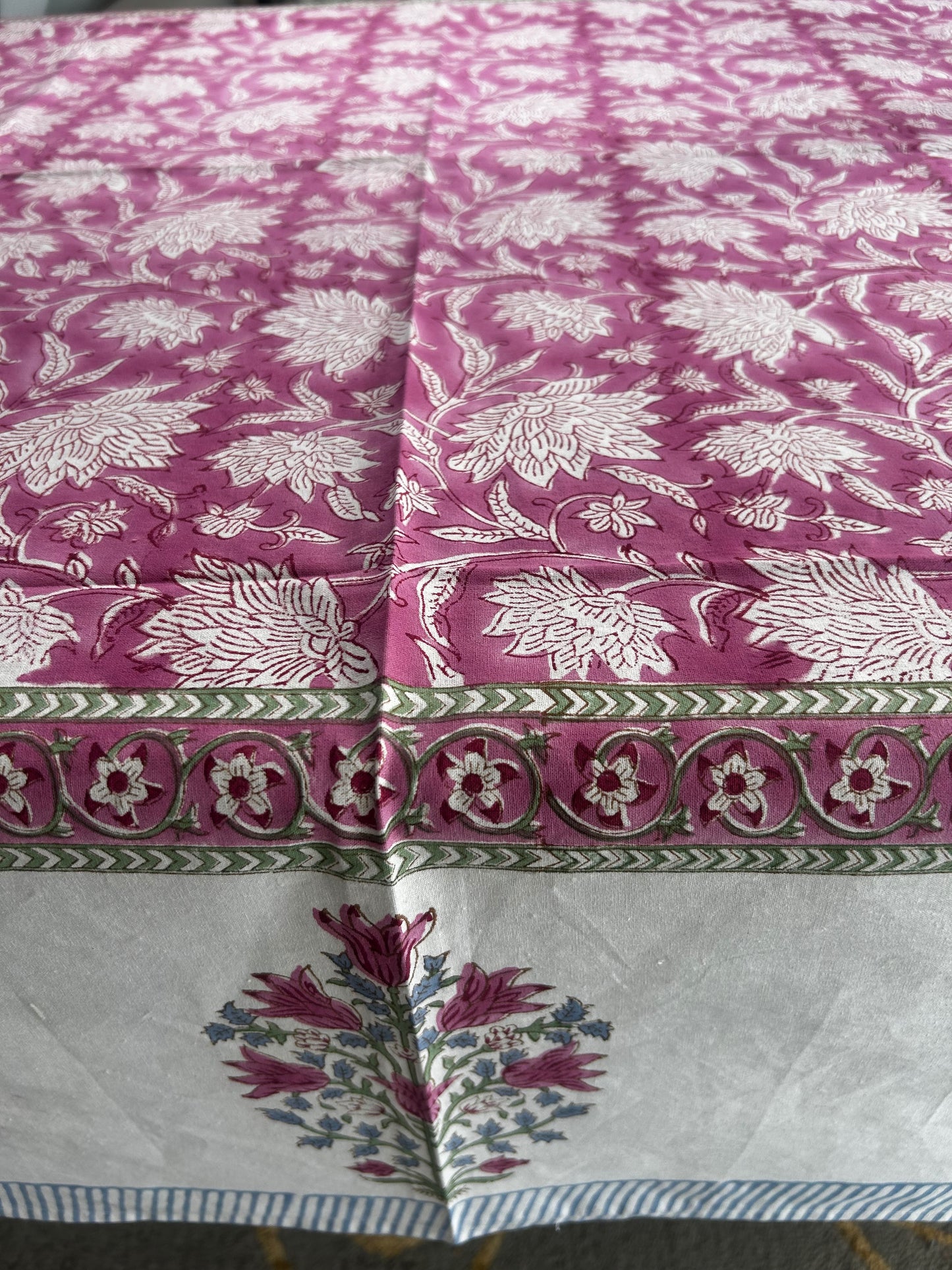 Pink City Bloom Table Cover
