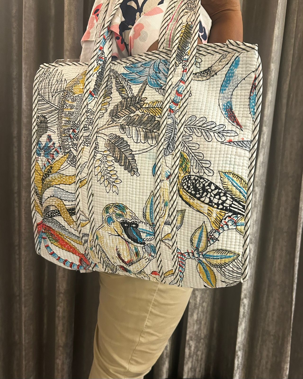 Flora Fiesta Tote Bag