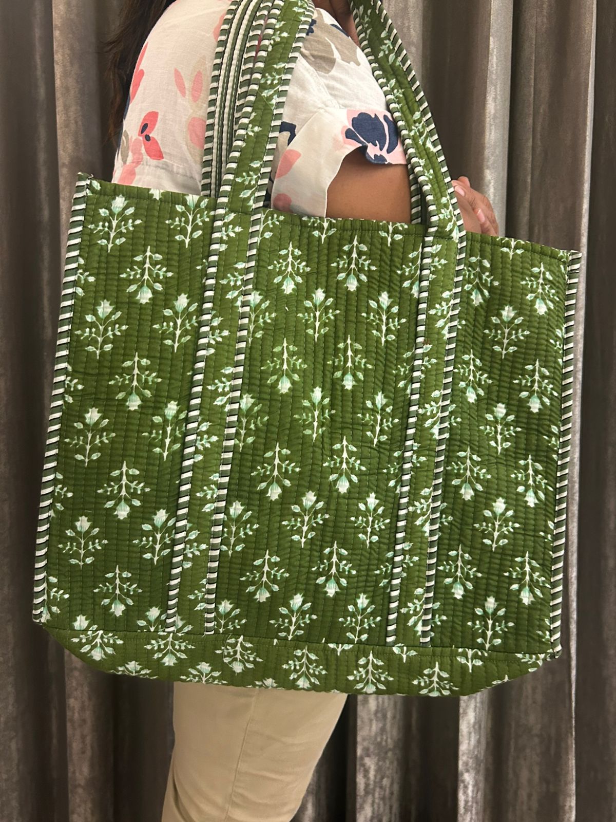 Green Glow Tote Bag