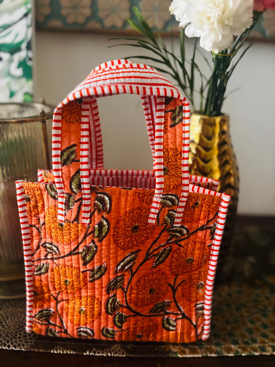 Marigold Day Small Tote Bag