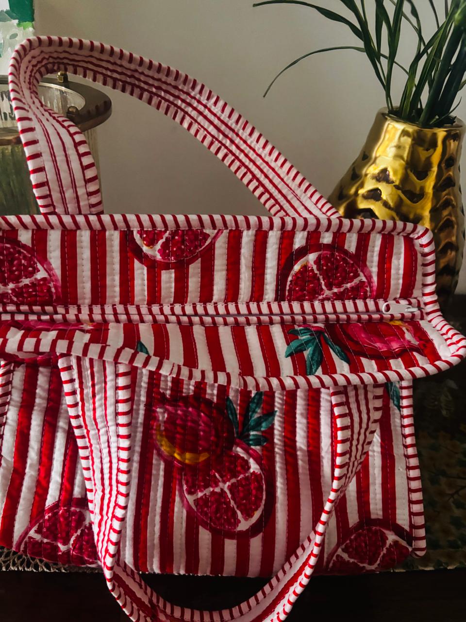 Citrus Grove Medium Size Tote Bag