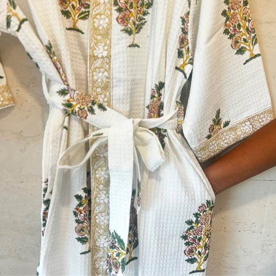 Taru waffle Bath Robe