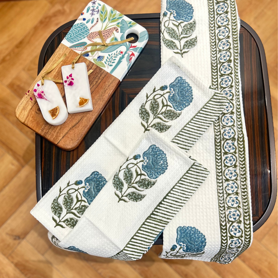 Neel Patta Waffle Towel Set