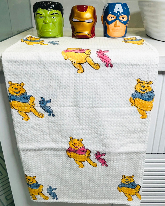 Winnie the Pooh Waffle Cotton Kids Towel