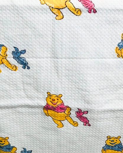 Winnie the Pooh Waffle Cotton Kids Towel