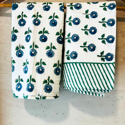 Vrinda Waffle Towel Set