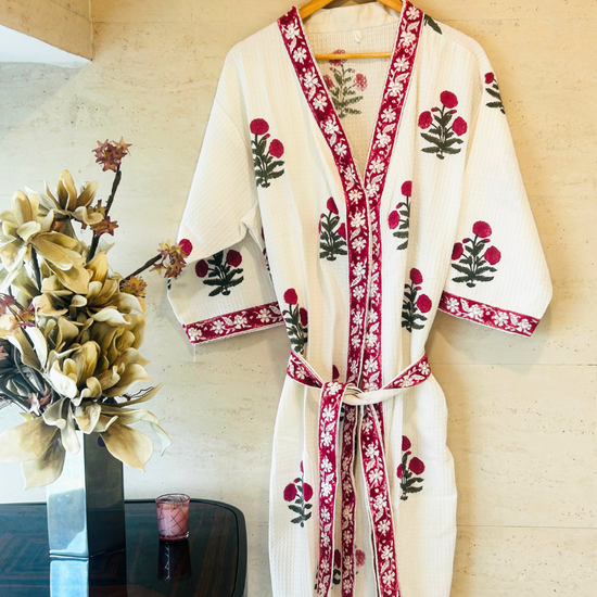 Padmini waffle Bath Robe