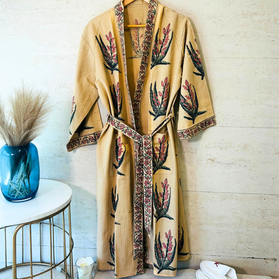 Ruhaani Waffle Bath Robe