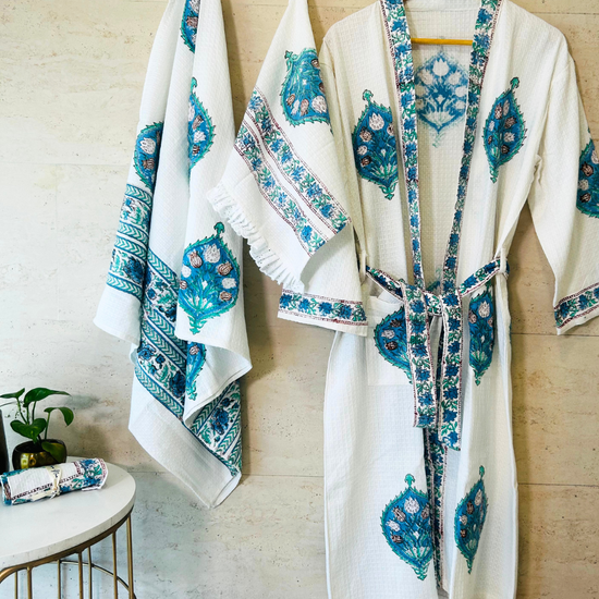 Morbagh waffle Bathing Set