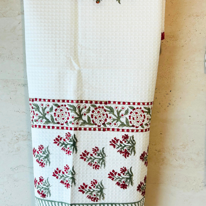 Phulwari Waffle Towel Set