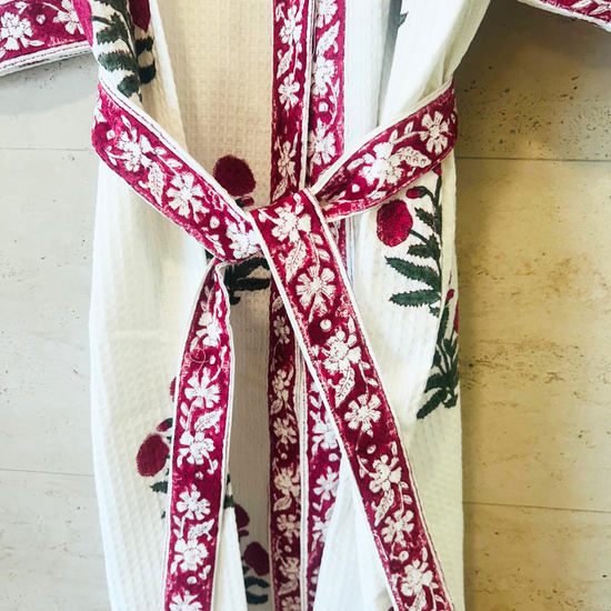 Padmini waffle Bath Robe