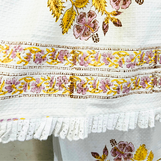 Basanti waffle Towel Set