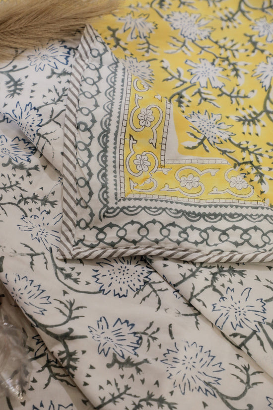 Golden Haze Cotton Dohar ( Double Bed)