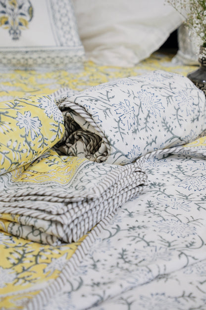 Golden Haze bedding Set ( Bedsheet & Single Dohars)
