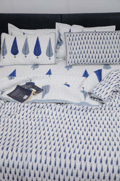 Bluewood Haven Bedding Set ( Bedsheet & Set of Single Dohar)