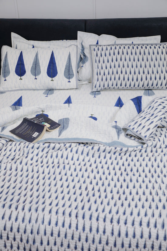 Bluewood Haven Bedding Set ( Bedsheet & Bedcover / Comforter )